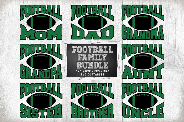 Football SVG Bundle | Football Family Bundle SVG Svg Cuttables 