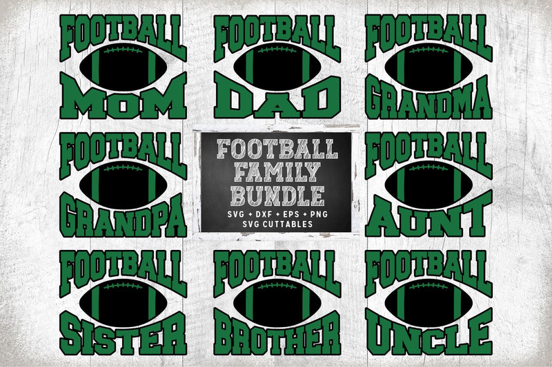 Football SVG Bundle | Football Family Bundle SVG Svg Cuttables 