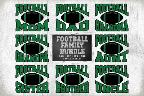 Football SVG Bundle | Football Family Bundle SVG Svg Cuttables 