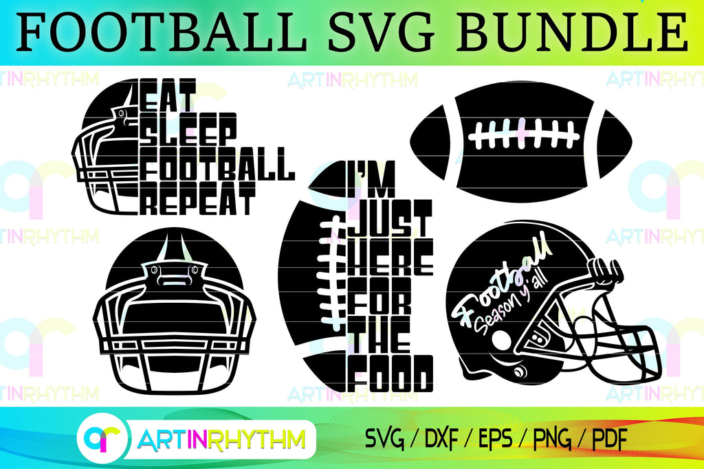 Football Svg Basic Football svg bundle - So Fontsy