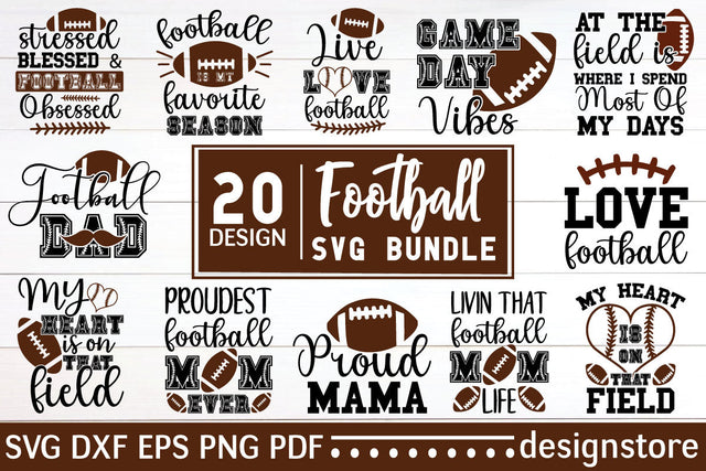Football Svg Bundle SVG designstore 