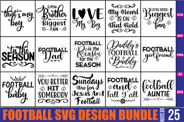 Football SVG Bundle SVG nirmal108roy 