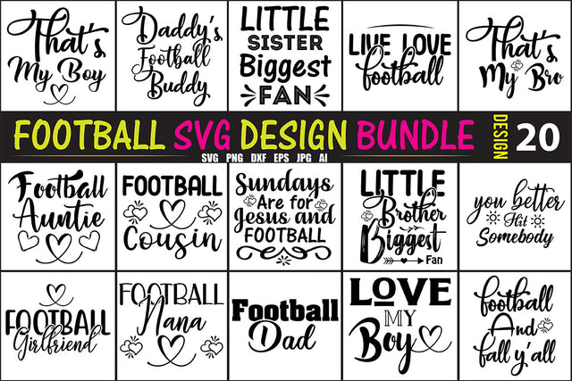 Football SVG Bundle SVG orpitasn 