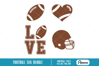 Football svg Bundle SVG Pinoyart Kreatib