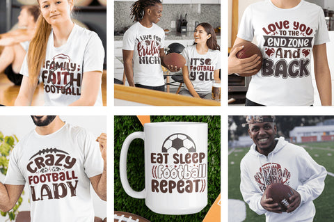 Football SVG Bundle SVG Regulrcrative 