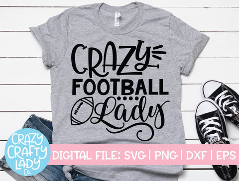 Football SVG Cut File Bundle SVG Crazy Crafty Lady Co. 