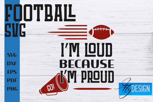 Football SVG | Football Mom SVG | Sports Mom SVG SVG Fly Design 