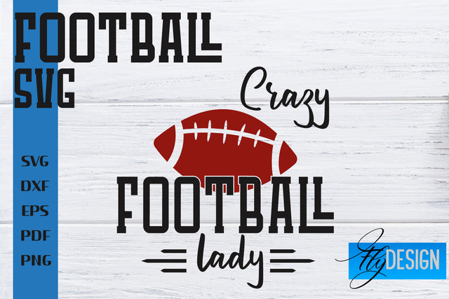 Football SVG | Football Mom SVG | Sports Mom SVG SVG Fly Design 