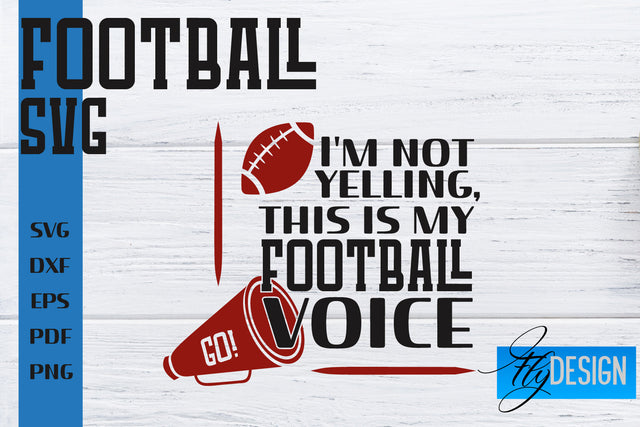 Football SVG | Football Mom SVG | Sports Mom SVG SVG Fly Design 
