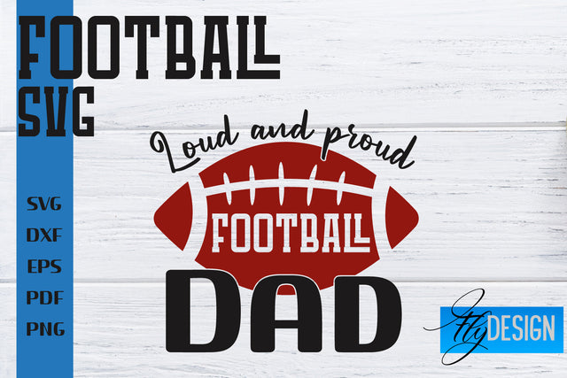 Football SVG | Football Mom SVG | Sports Mom SVG SVG Fly Design 