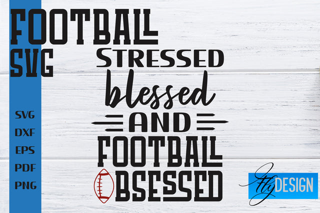 Football SVG | Football Mom SVG | Sports Mom SVG SVG Fly Design 