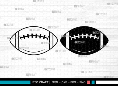 Football SVG, Football SVG, Football Helmet Svg, Football Boots Svg, Sports Svg, Monogram Frame Svg, Football SVG ETC Craft 