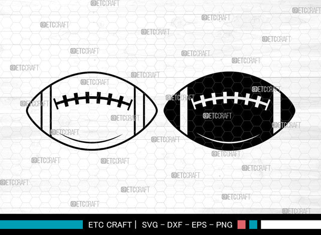 Football SVG, Football SVG, Football Helmet Svg, Football Boots Svg, Sports Svg, Monogram Frame Svg, Football SVG ETC Craft 