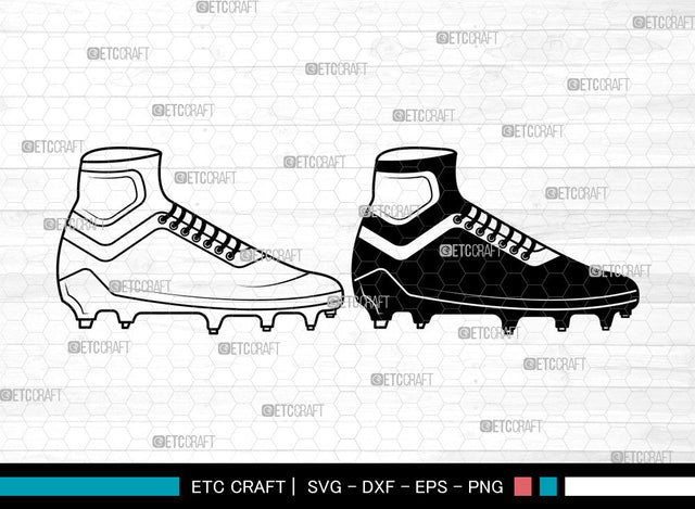 Football SVG, Football SVG, Football Helmet Svg, Football Boots Svg, Sports Svg, Monogram Frame Svg, Football SVG ETC Craft 