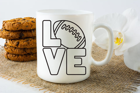 Football SVG, Love Football PNG, Football Fan SVG Design. SVG Elinorka 