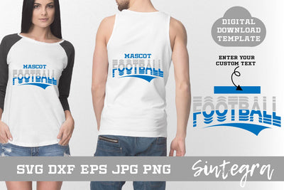 Football SVG Shirt Template Design 001 Free For Commercial Use SVG Sintegra 