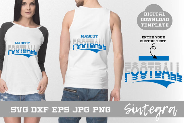 Football SVG Shirt Template Design 001 Free For Commercial Use SVG Sintegra 