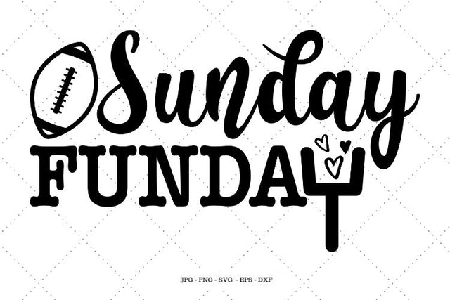 Football Svg, Women's Football Tee, Sunday Funday, Football Mom Shirt, Daddy Baby Matching SVG SVG Digital Designer 