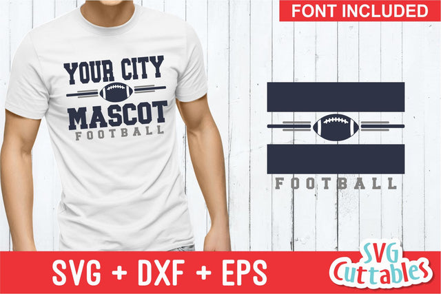 Football Template 0016 SVG Svg Cuttables 