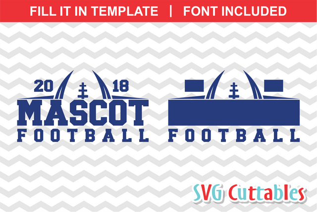 Football Template 0017 SVG Svg Cuttables 