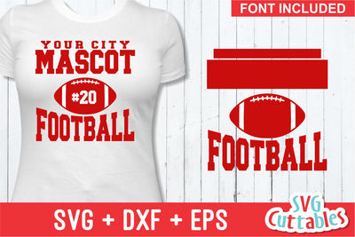Football Template 003 SVG Svg Cuttables 