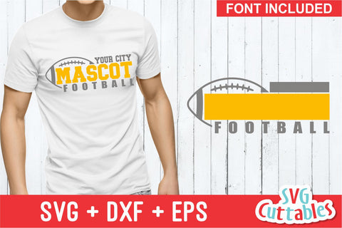 Football Template 0034 SVG Svg Cuttables 