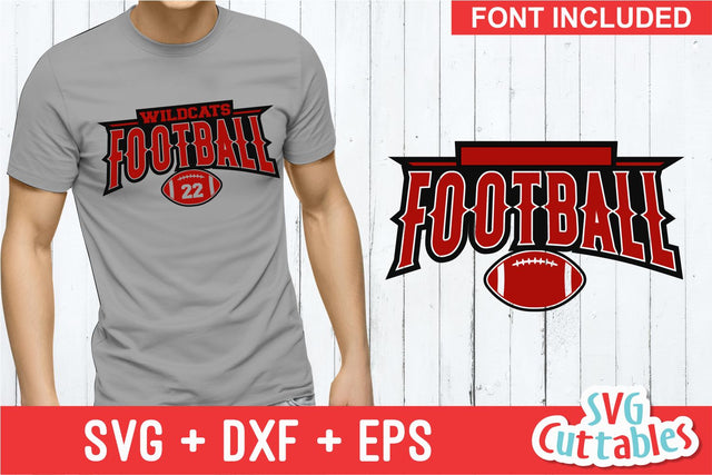 Football Template 0036 Svg Cuttables 