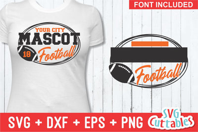 Football Template 0039 Svg Cuttables 