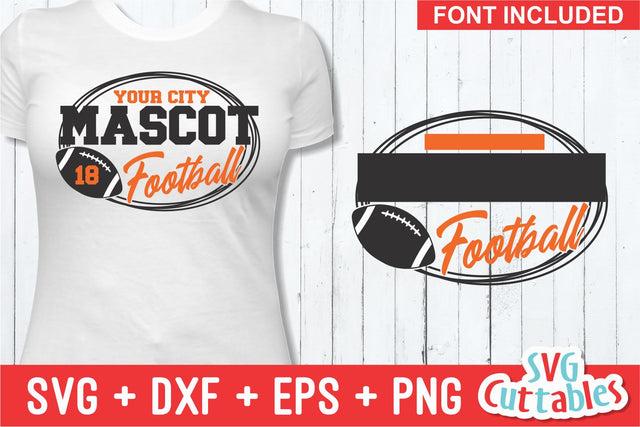 Football Template 0039 Svg Cuttables 