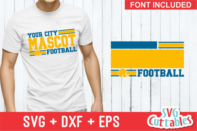 Football Template 005 SVG Svg Cuttables 