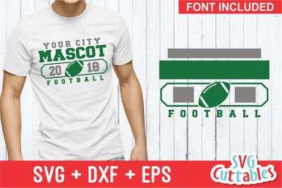 Football Template 009 SVG Svg Cuttables 