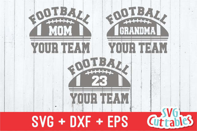 Football Templates SVG Svg Cuttables 