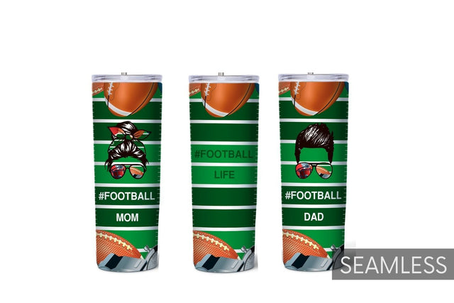 Football Tumbler Sublimation Bundle Sublimation SvgOcean 