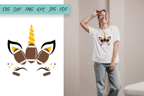 Football Unicorn SVG, Unicorn SVG design, Football SVG SVG Irina Ostapenko 