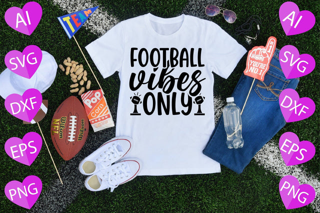 Football Vibes Only SVG CraftlabSvg29 