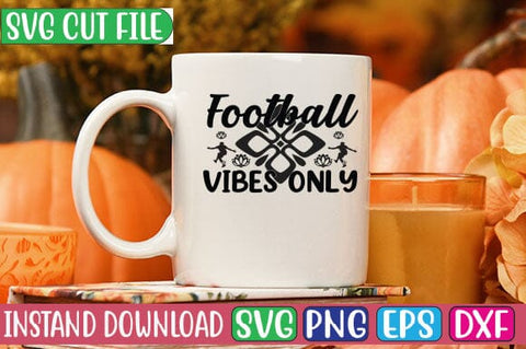 Football Vibes Only SVG Cut File SVG Studio Innate 