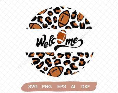Football Welcome Svg file, Svg Files For Cricut, 24oz Venti Cold Cup Design, EPS file, SVG file SVG DiamondDesign 