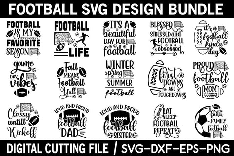 footbll svg bundle cut file SVG buydesign 