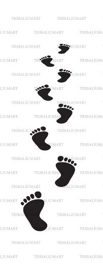 Footprints in the Sand SVG TribaliumArtSF 