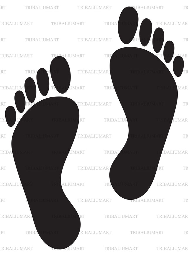 Footprints SVG TribaliumArtSF 