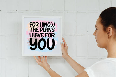 For I Know The Plans I Have For You Sublimation Sublimation Jagonath Roy 