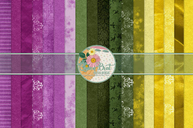 For Momma With Love Papers Digital Pattern QueenBrat Digital Designs 