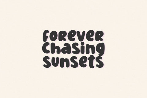 For Real - Bubbly Handwritten Font Font KA Designs 