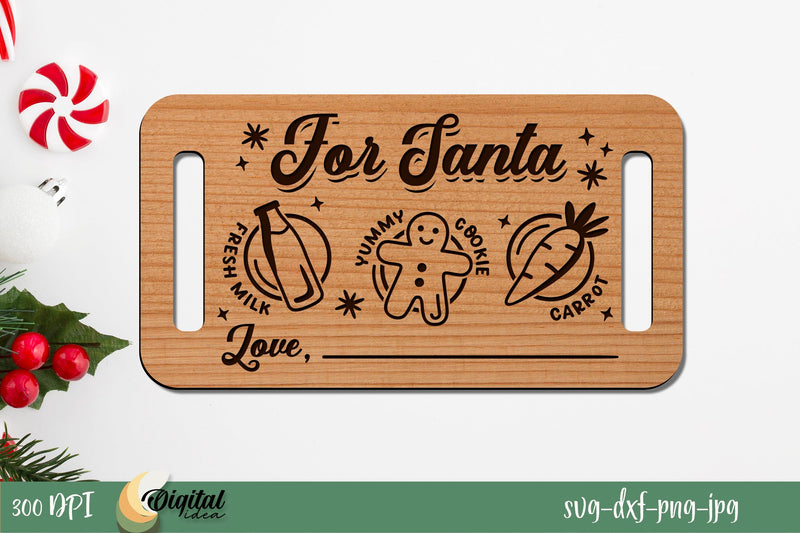 For Santa SVG. Santa Board SVG. Laser Cut Design. For santa. SVG Evgenyia Guschina 