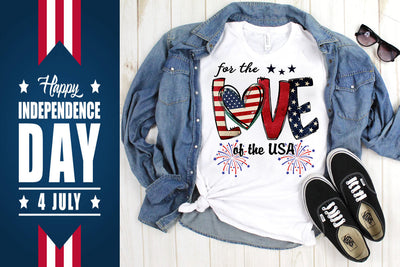 For the Love of the4th of July Sublimation SVG Svgcraft 
