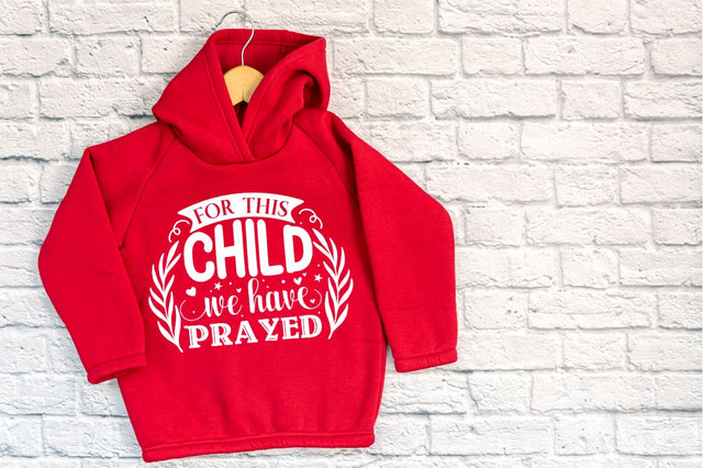 For this child we have prayed, baby SVG SVG DESIGNISTIC 