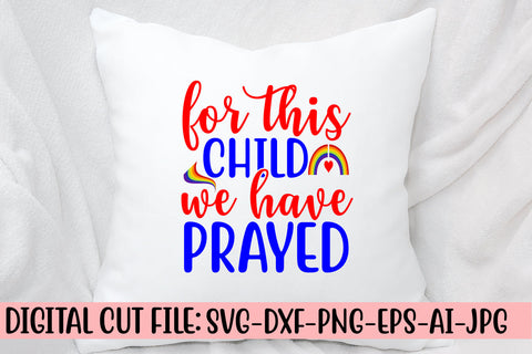 For This Child We Have Prayed SVG Cut File SVG Syaman 