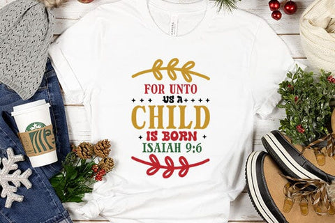 for unto us a child is born isaiah 9:6 SVG Angelina750 