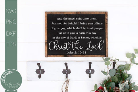 For Unto You A Child Is Born Svg-Bible Verse Svg-Christmas Svg SVG Linden Valley Designs 