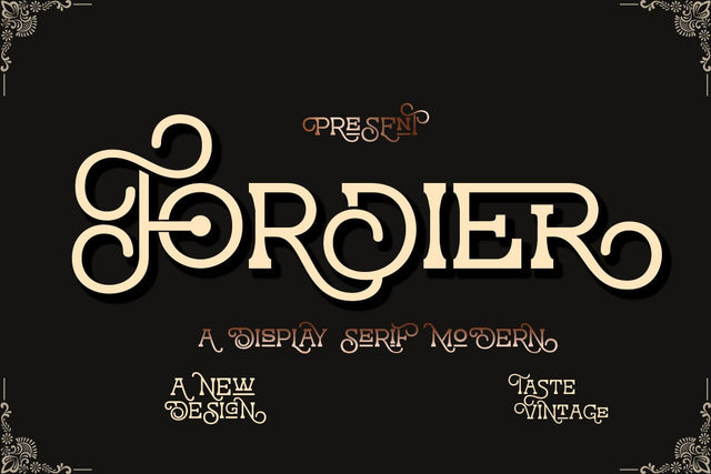 Fordier Font JH-CreativeFont 